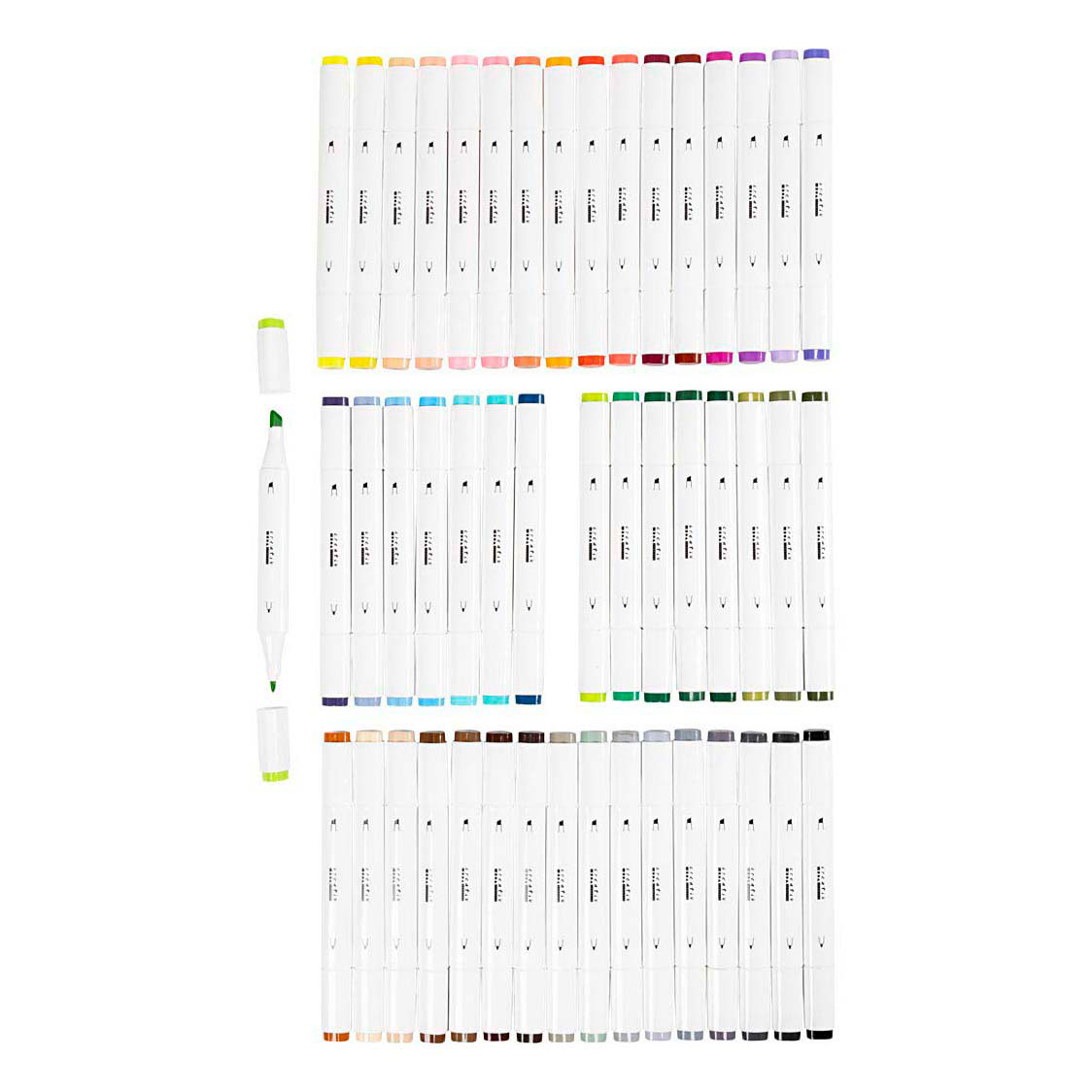 Tekenstift Lijndikte 1+8mm Standaardkleuren - 48st.