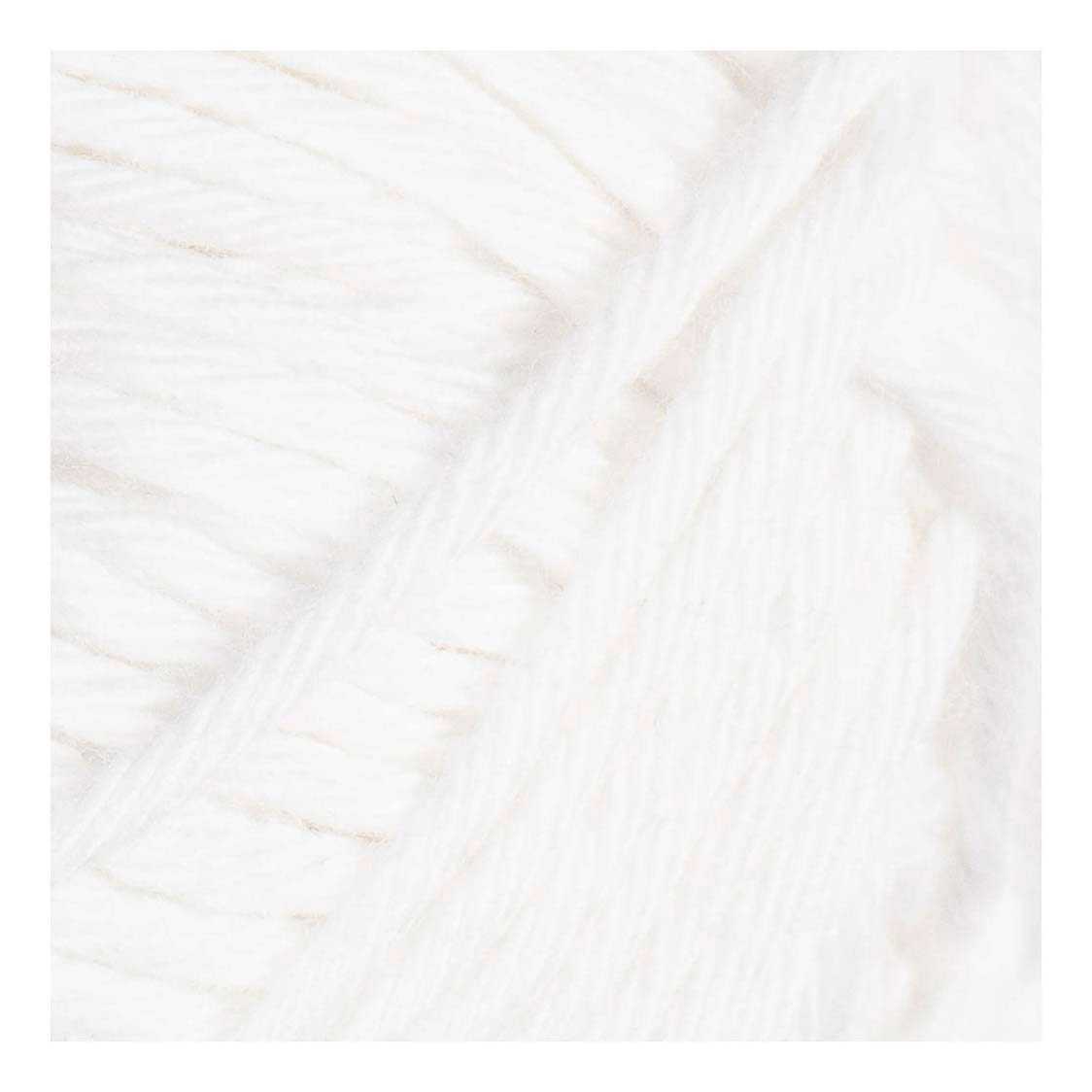 Fil de coton Taille 8/8 L : 80-85 M Blanc - 50gr. Fil de coton Taille 8/8 L : 80-85 M Blanc - 50gr.