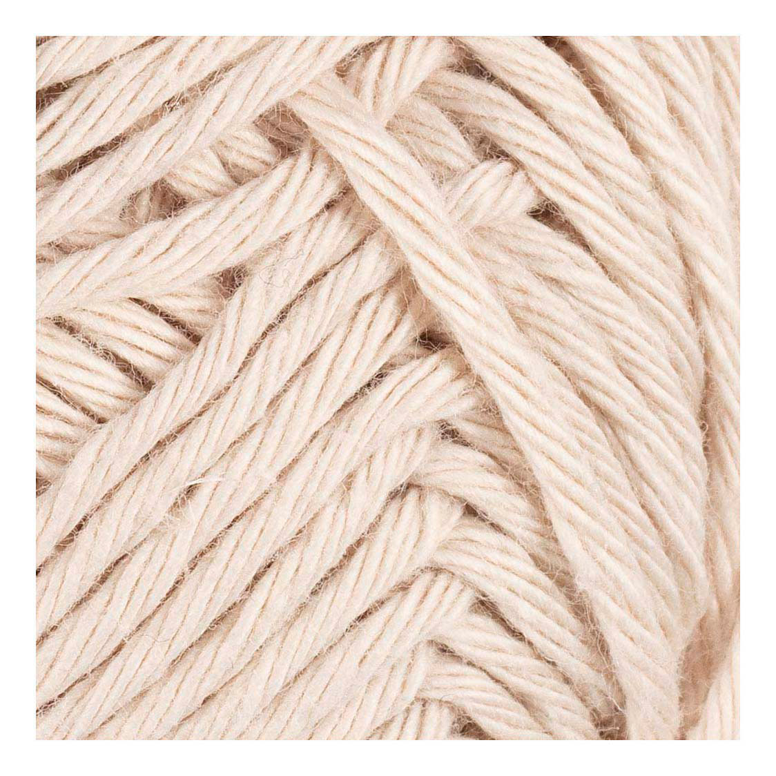 Baumwollgarn Stärke 8/8 L: 80-85 M Sandfarbe - 50 g.