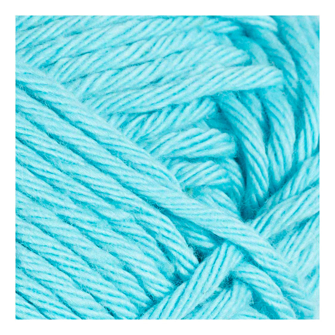 Fil de coton Taille 8/8 L : 80-85 M Turquoise - 50gr. Fil de coton Taille 8/8 L : 80-85 M Turquoise - 50gr.