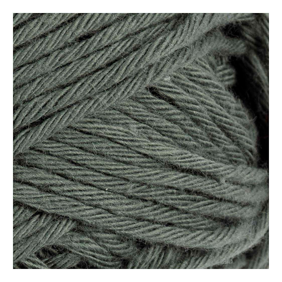 Baumwollgarn Stärke 8/8 L: 80-85 M Grau - 50 g.