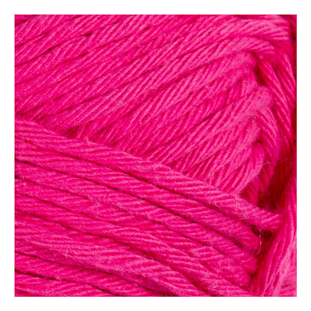 Baumwollgarn Stärke 8/8 L: 80-85 M Rosa - 50 g.