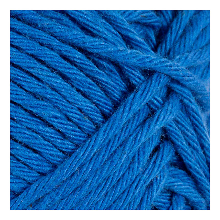 Baumwollgarn Stärke 8/8 L: 80-85 M Kobaltblau - 50 g.