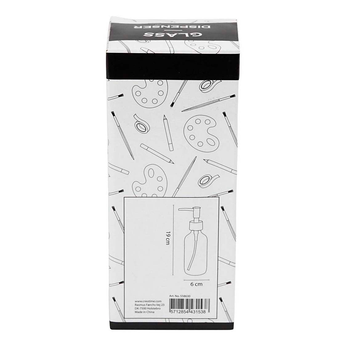 Glazen Zeeppomp - 230ml.