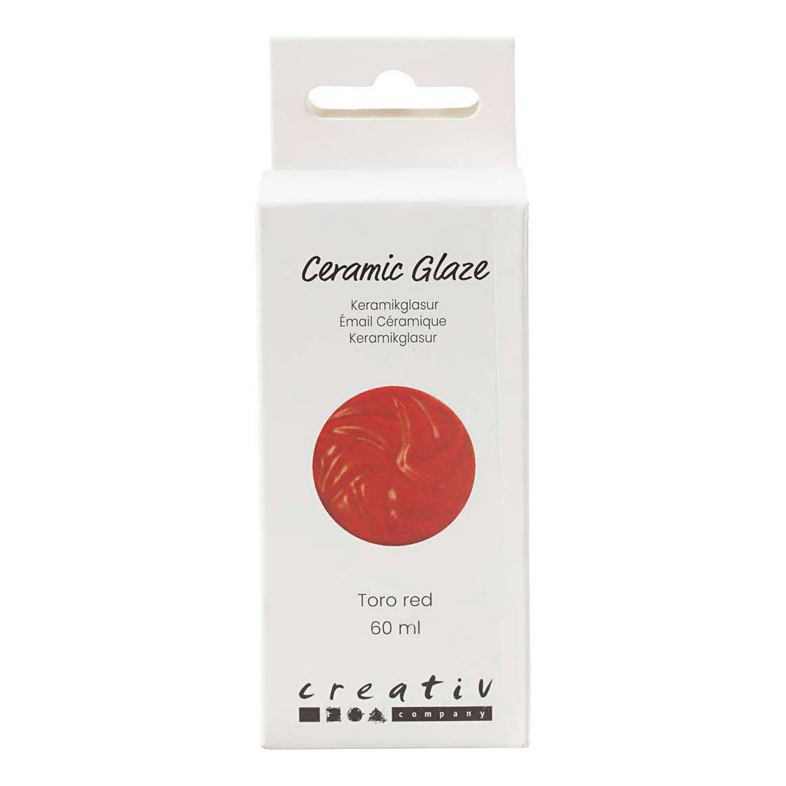 Keramiek Glazuur 984-1101 C Dekkend Toro Red - 60ml