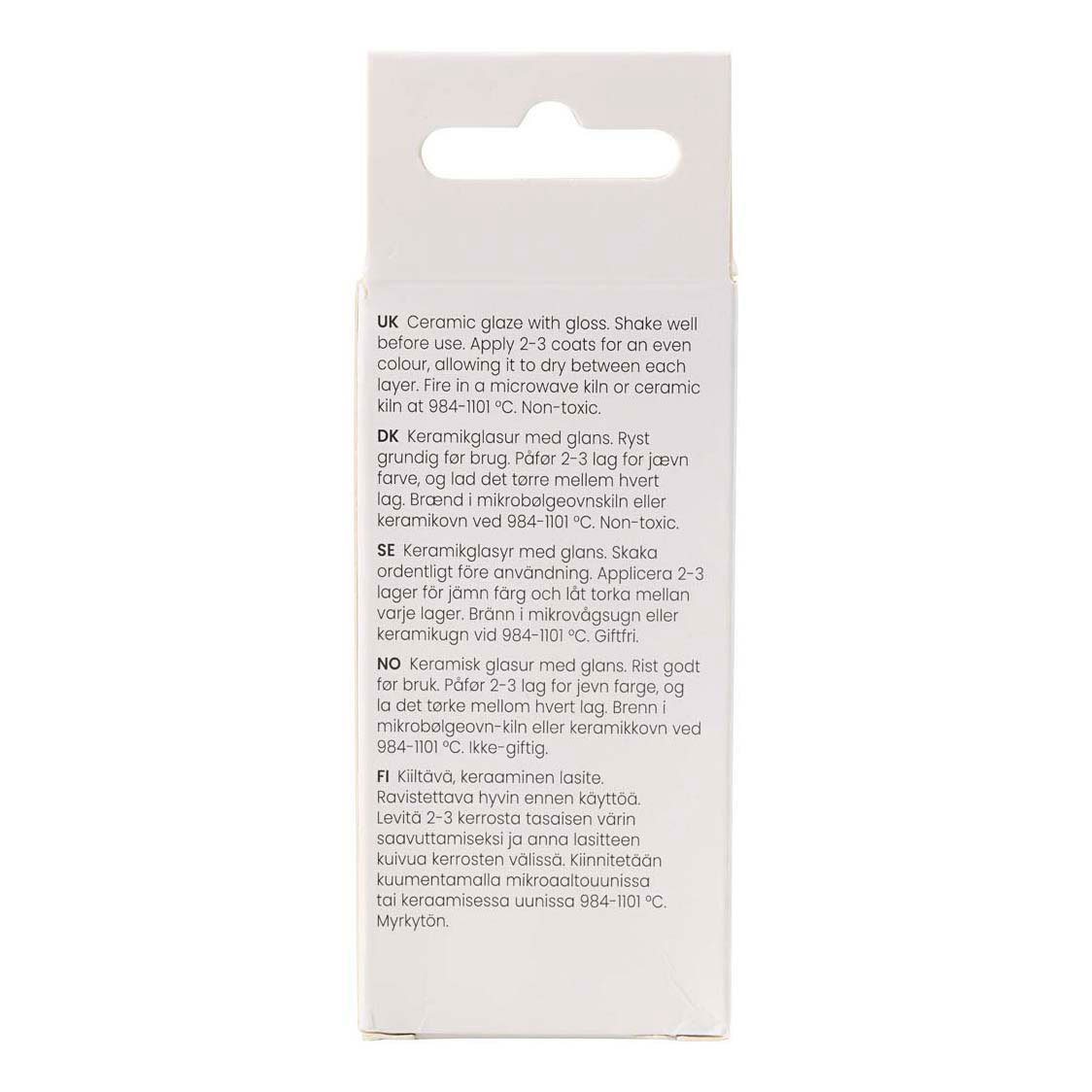 Keramiek Glazuur 984-1101 C Dekkend Toro Red - 60ml