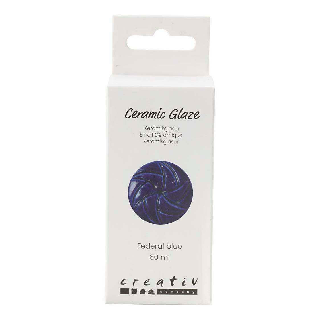 Keramiek Glazuur 984-1101 C Dekkend Federal Blue - 60ml