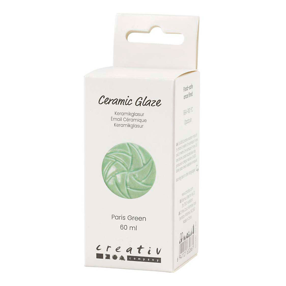 Keramiek Glazuur 984-1101 C Dekkend Paris Green - 60ml