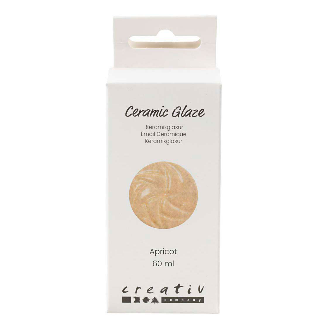 Keramiek Glazuur 984-1101 C Dekkend Apricot - 60ml