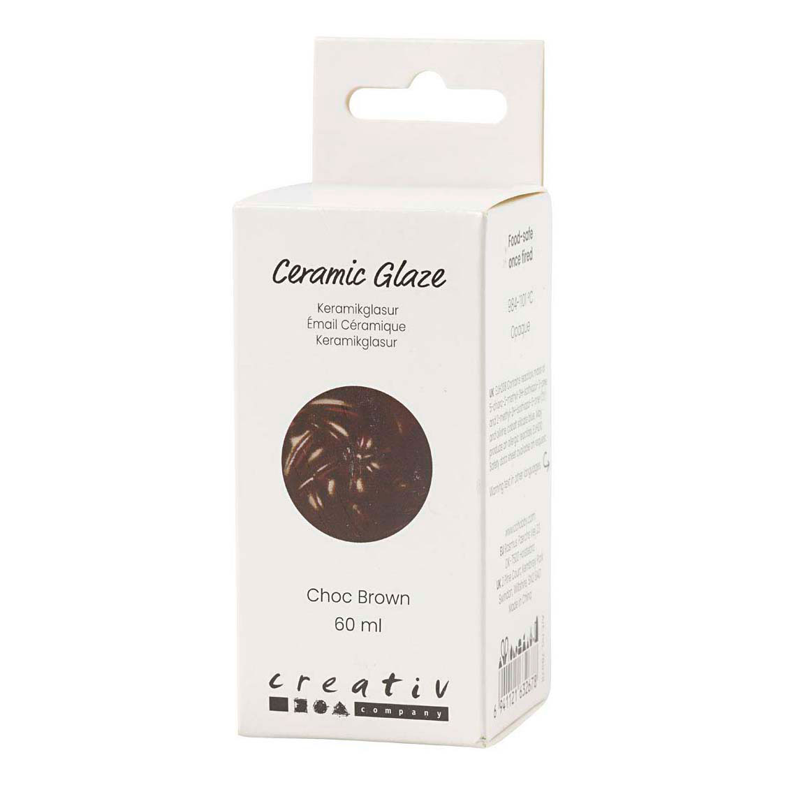Keramiek Glazuur 984-1101 C Dekkend Chocolat Brown - 60ml