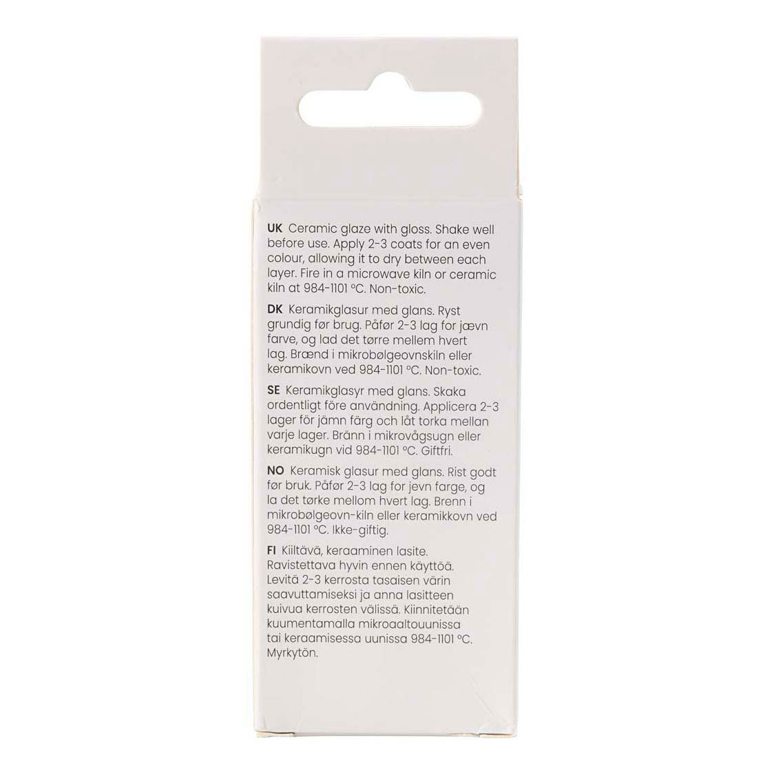 Keramiek Glazuur 984-1101 C Dekkend Art Grey - 60ml