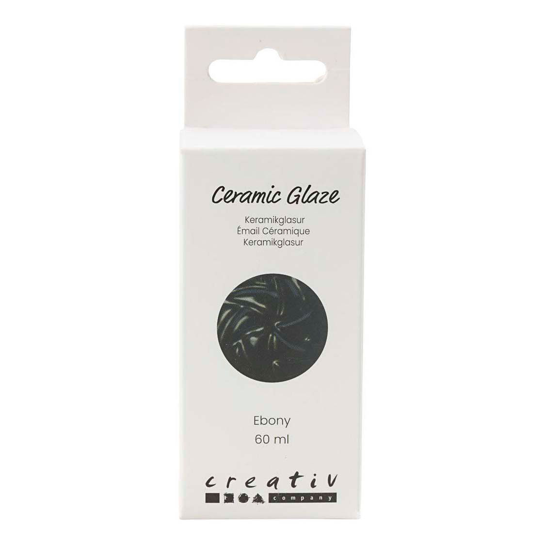Keramiek Glazuur 984-1101 C Dekkend Ebony - 60ml