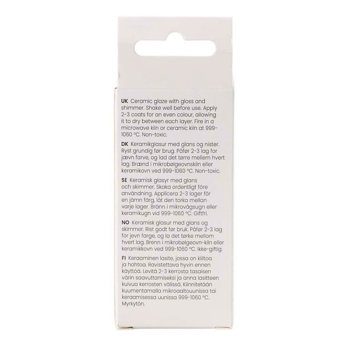 Gespikkeld Keramiek Glazuur 999-1060 C Dekkend Flower Power - 60ml