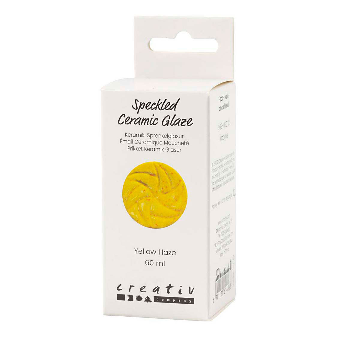 Émail céramique moucheté 999-1060 C Jaune opaque trouble - 60 ml