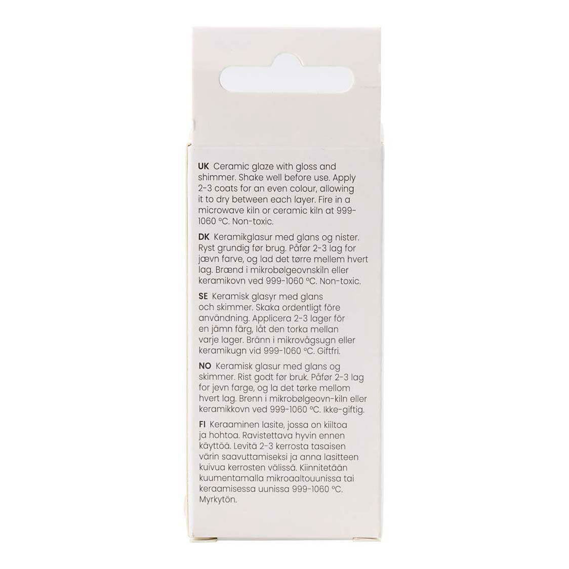 Émail céramique moucheté 999-1060 C Jaune opaque trouble - 60 ml