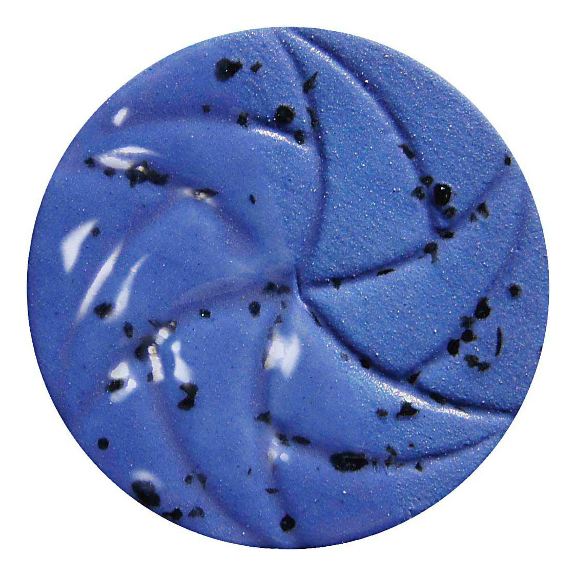 Gesprenkelte Keramikglasur 999-1060 C, deckendes Blau von You – 60 ml