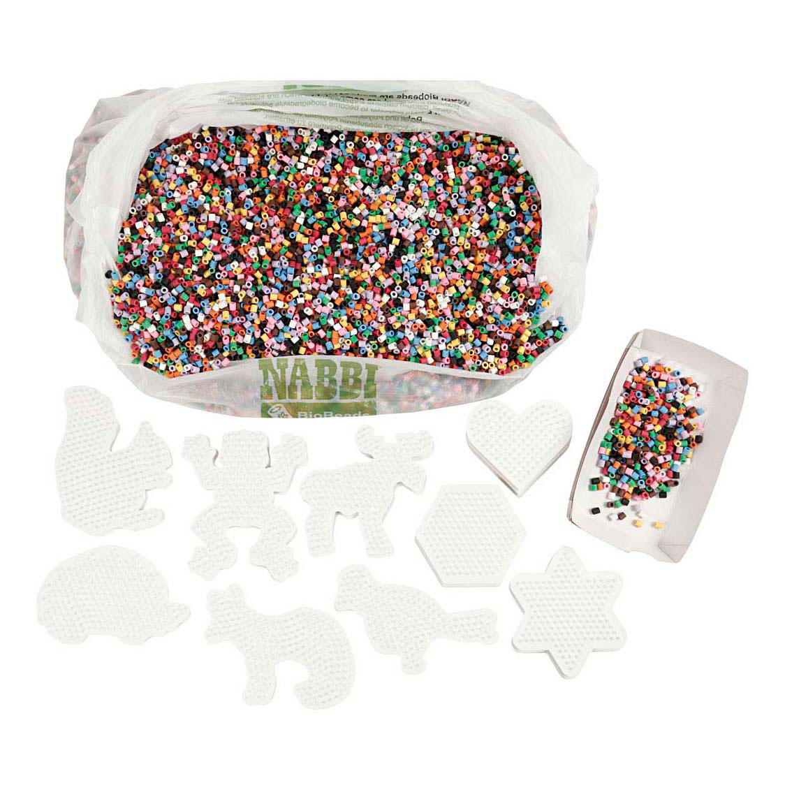 NABBI BioBeads Klassenzimmer-Set 5x5mm Standardfarben
