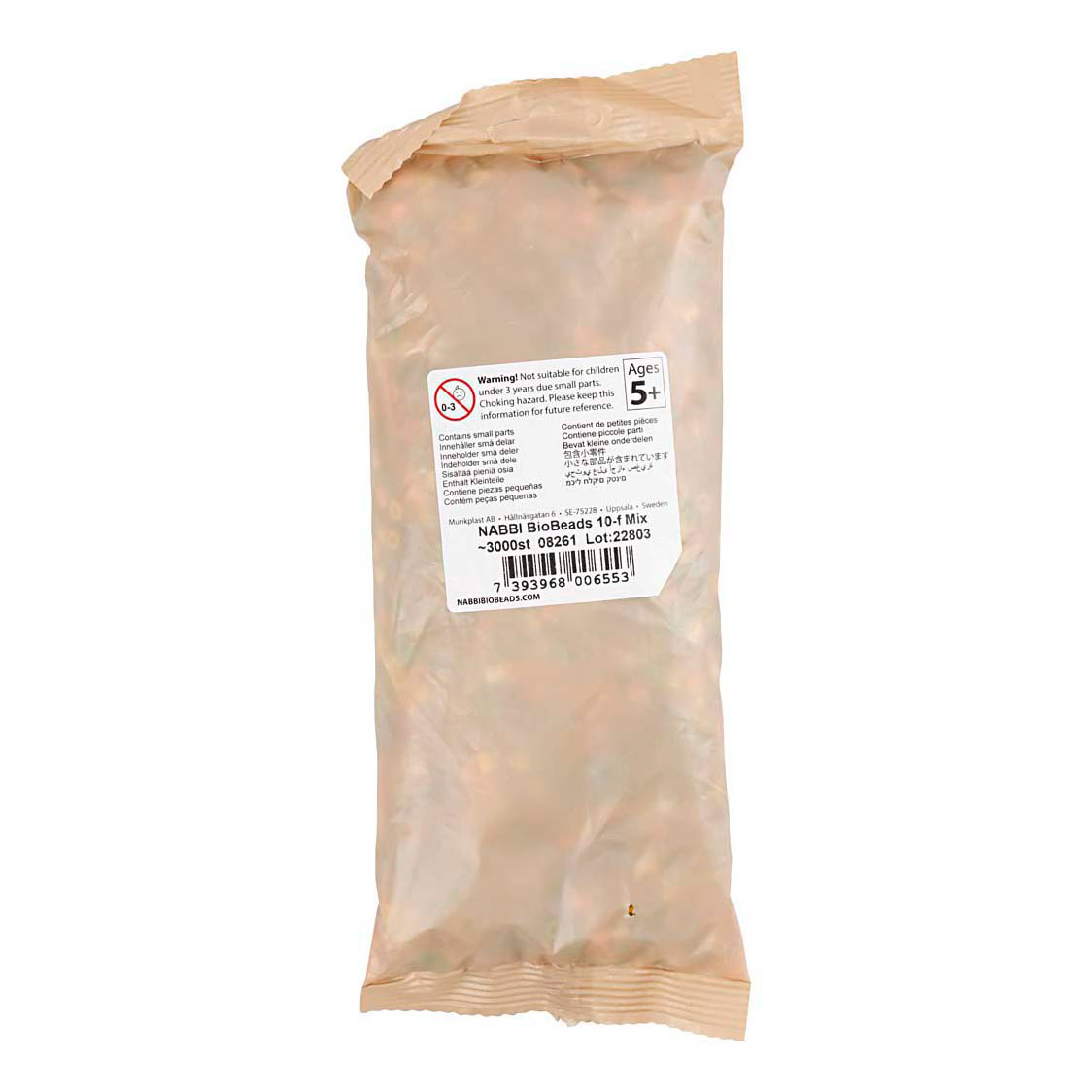 NABBI BioBeads 5x5mm Diverse Kleuren - 3000st.