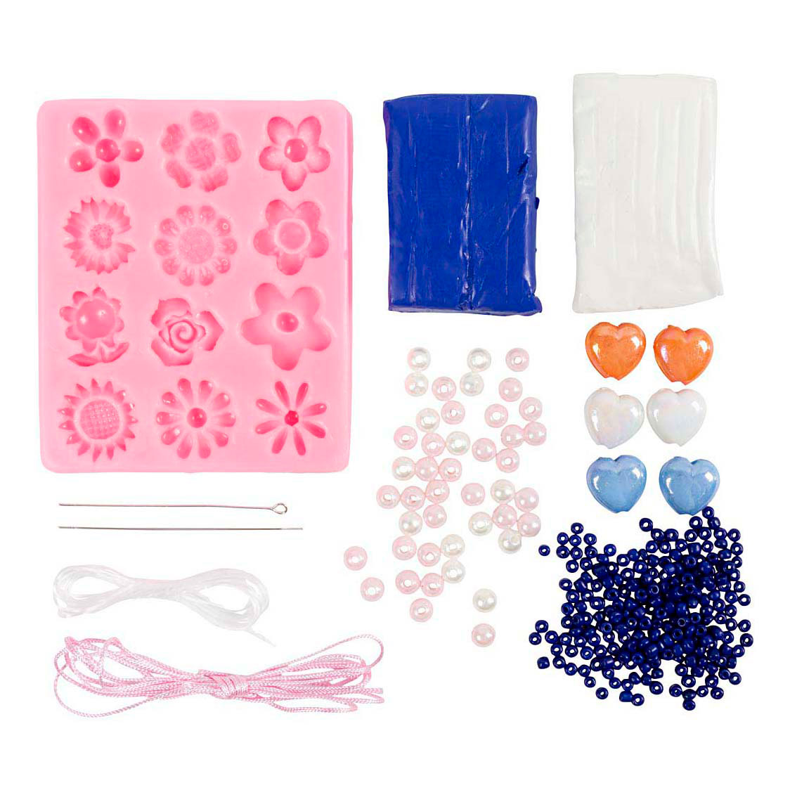 Mini ensemble de loisirs créatifs Bijoux Fleurs