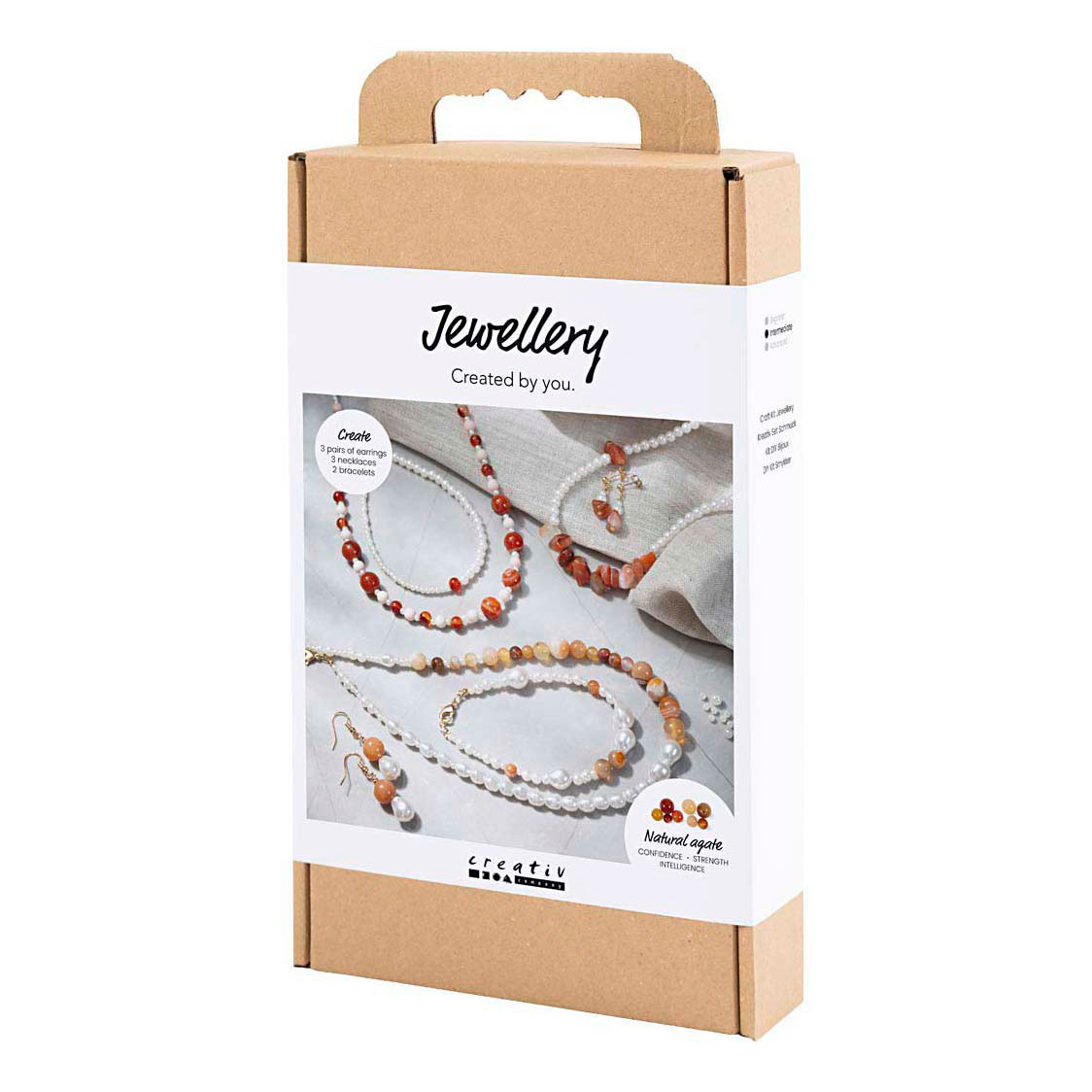 Bijoux Hobbyset Beige Orange brûlé Blanc Nacre Bijoux Hobbyset Beige Orange brûlé Blanc Nacre