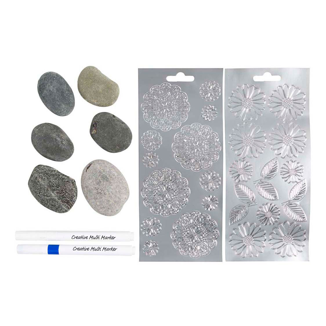 Mini Hobby Set Décoration en pierre Bleu