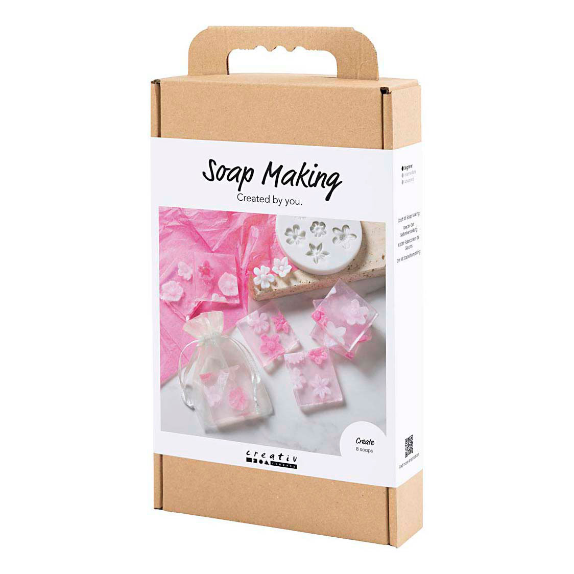 Hobbyset Zeep Maken Bloemen Roze