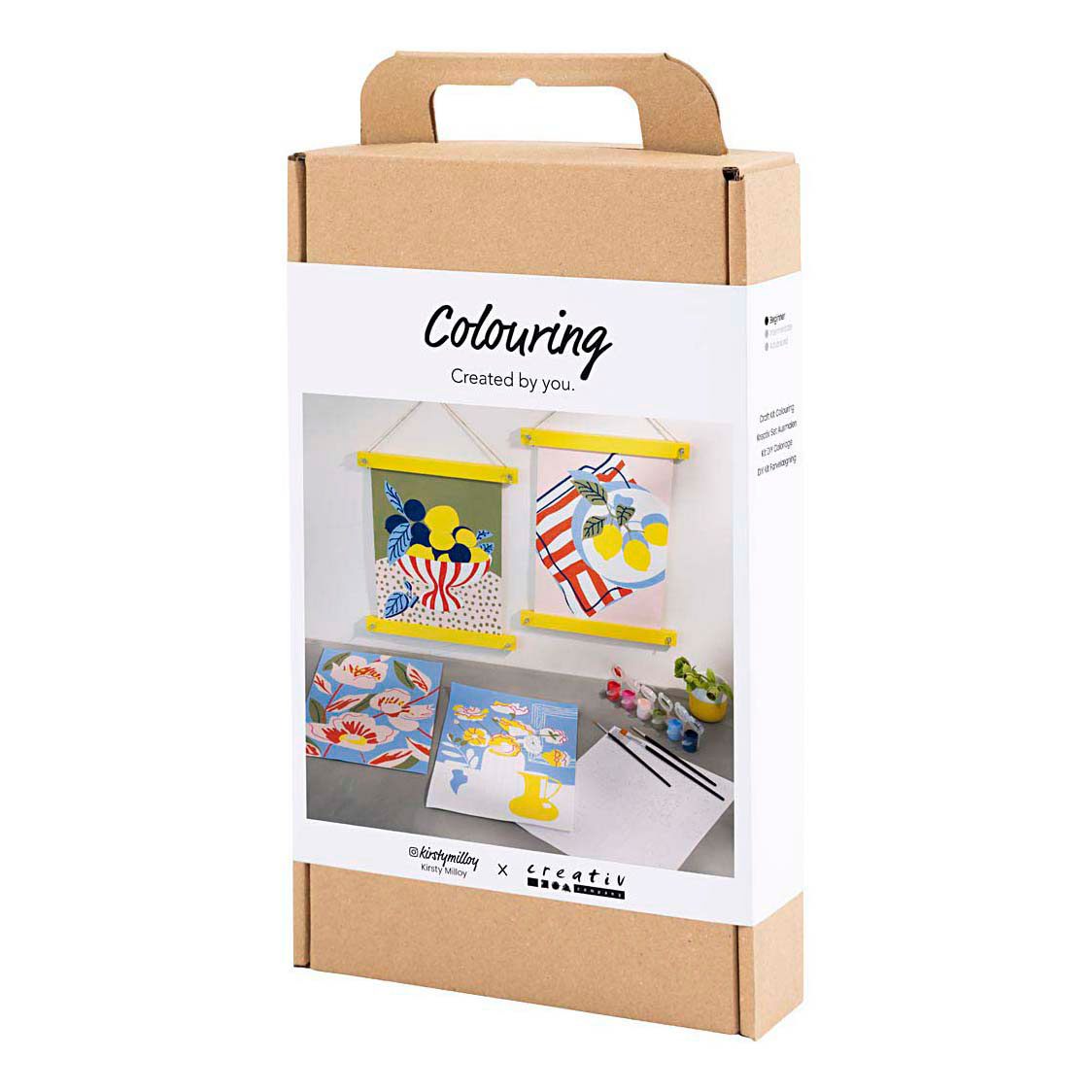 Kit de loisirs créatifs, coloriage, peinture par numéros, peinture acrylique