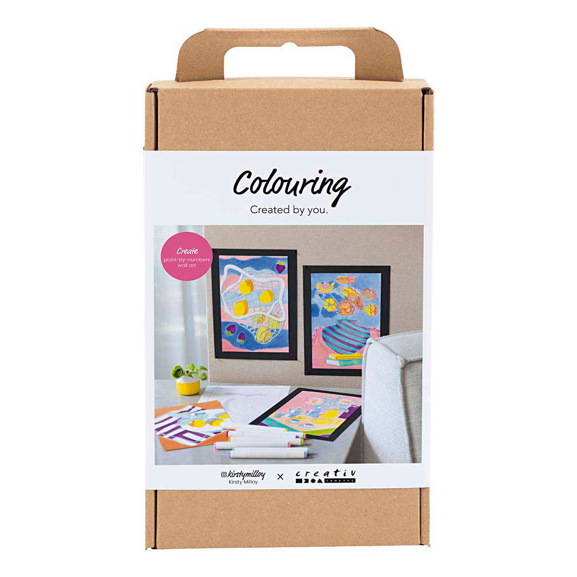 Hobbyset Kleuren Schilderen Volgens Cijfers Markeerstiften