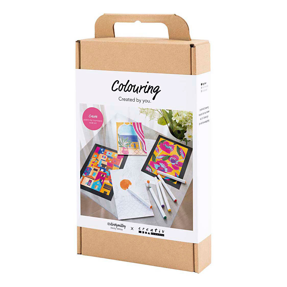 Hobbyset Kleuren Schilderen Volgens Cijfers Markeerstiften