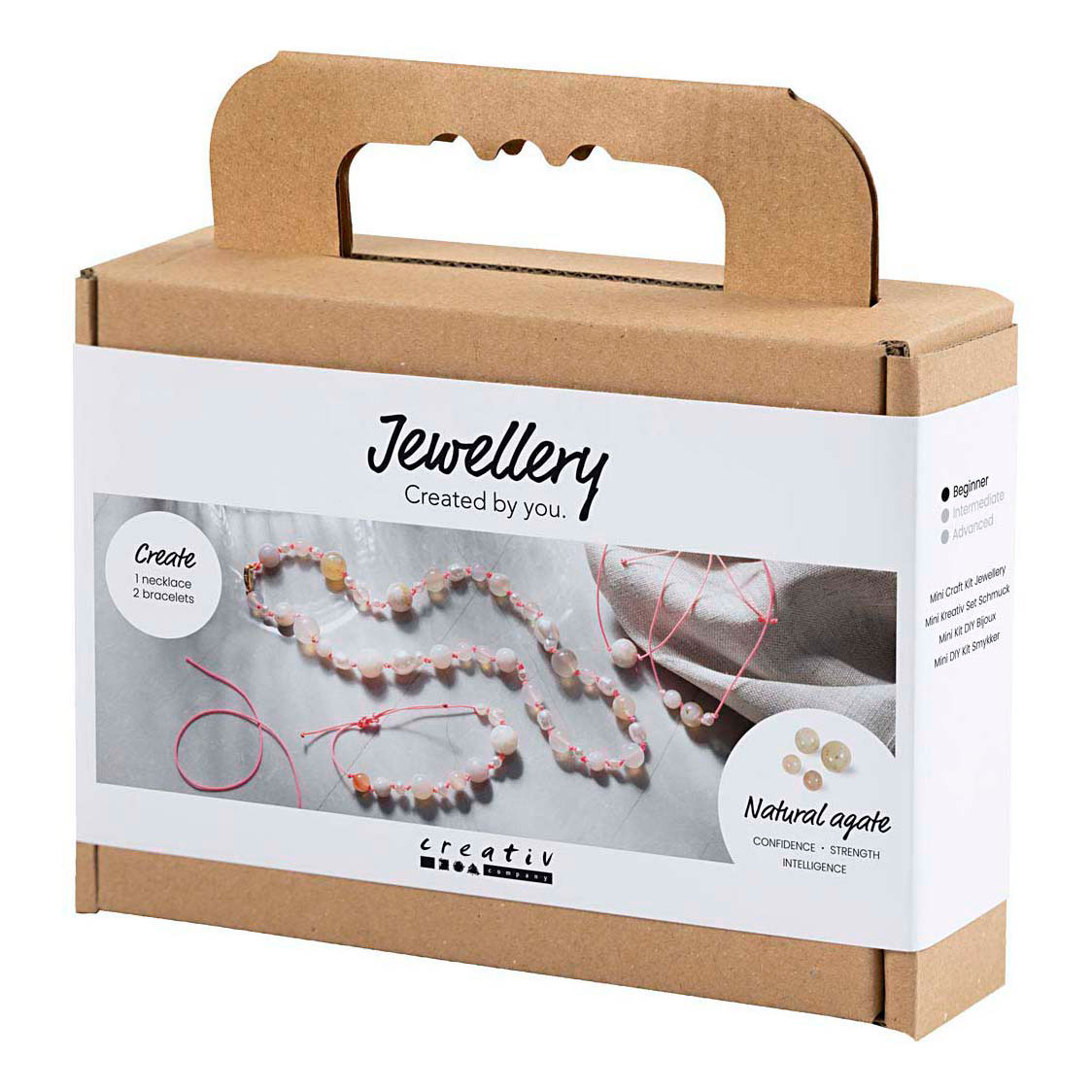 Mini Hobbyset Sieraden Halskettingen en Armband Roze