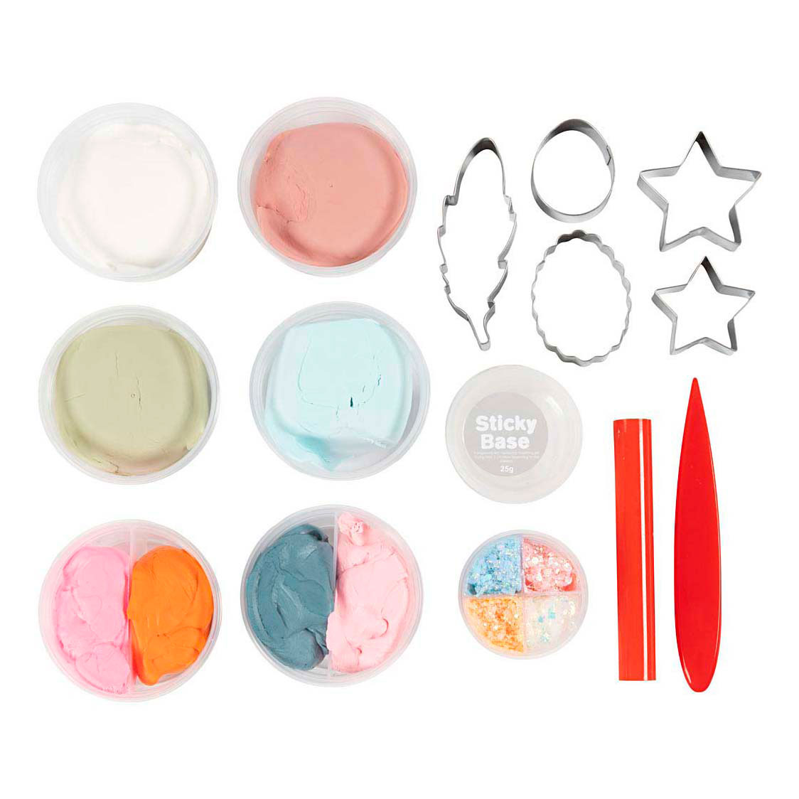 Ensemble de loisirs Fleurs Sculpture Couleurs pastel