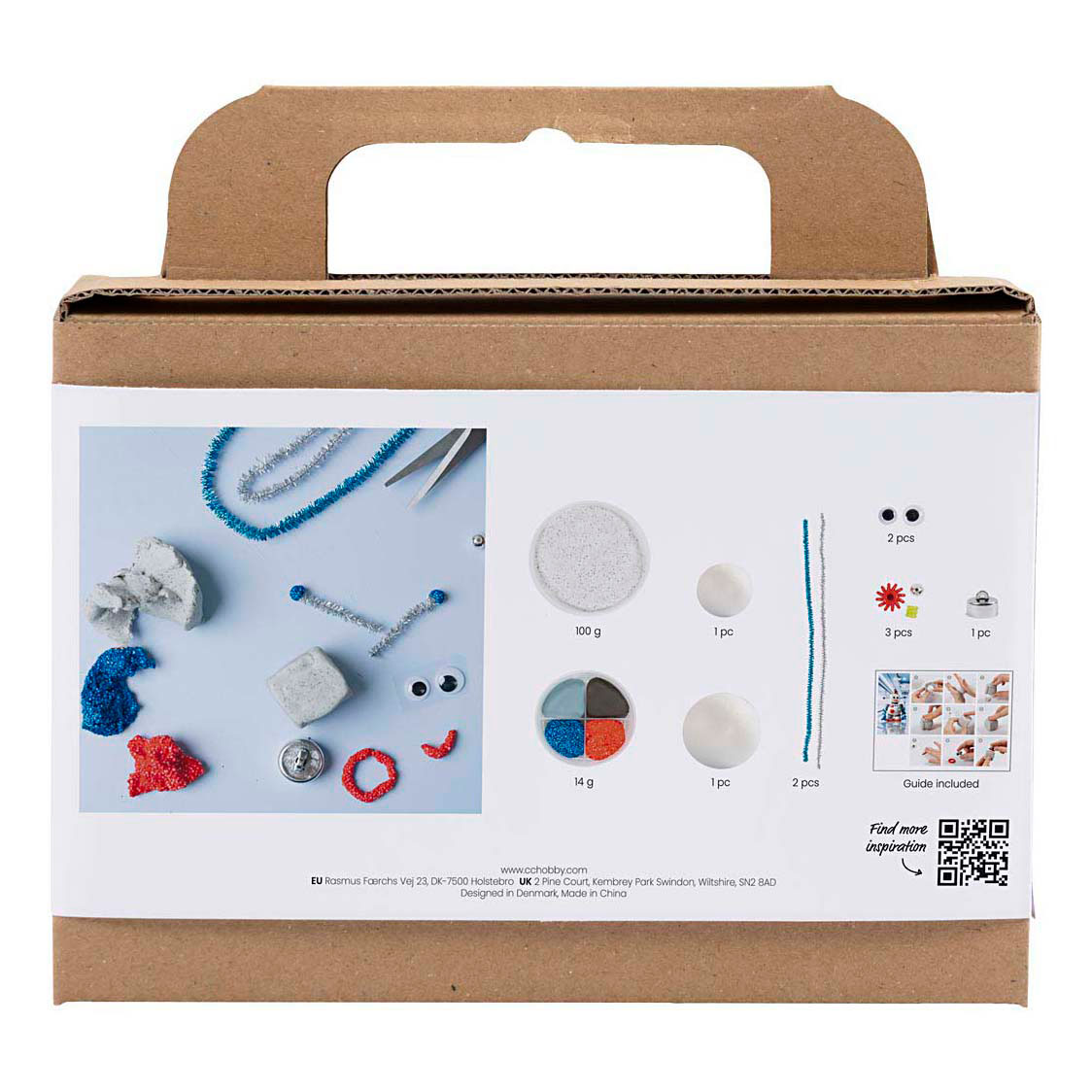 Mini Hobbyset Robot Boetseren Blauw Grijs en Rood