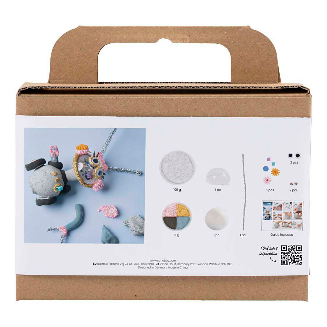 Mini Hobby Set Robot Modélisation Gris et Rose