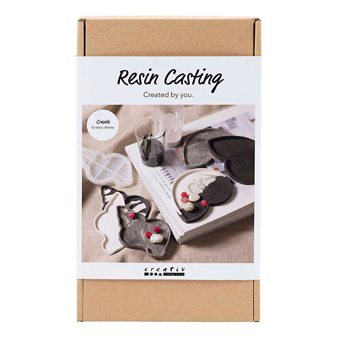 Hobbyset Hars Gieten Conchschelp Zwart en Wit