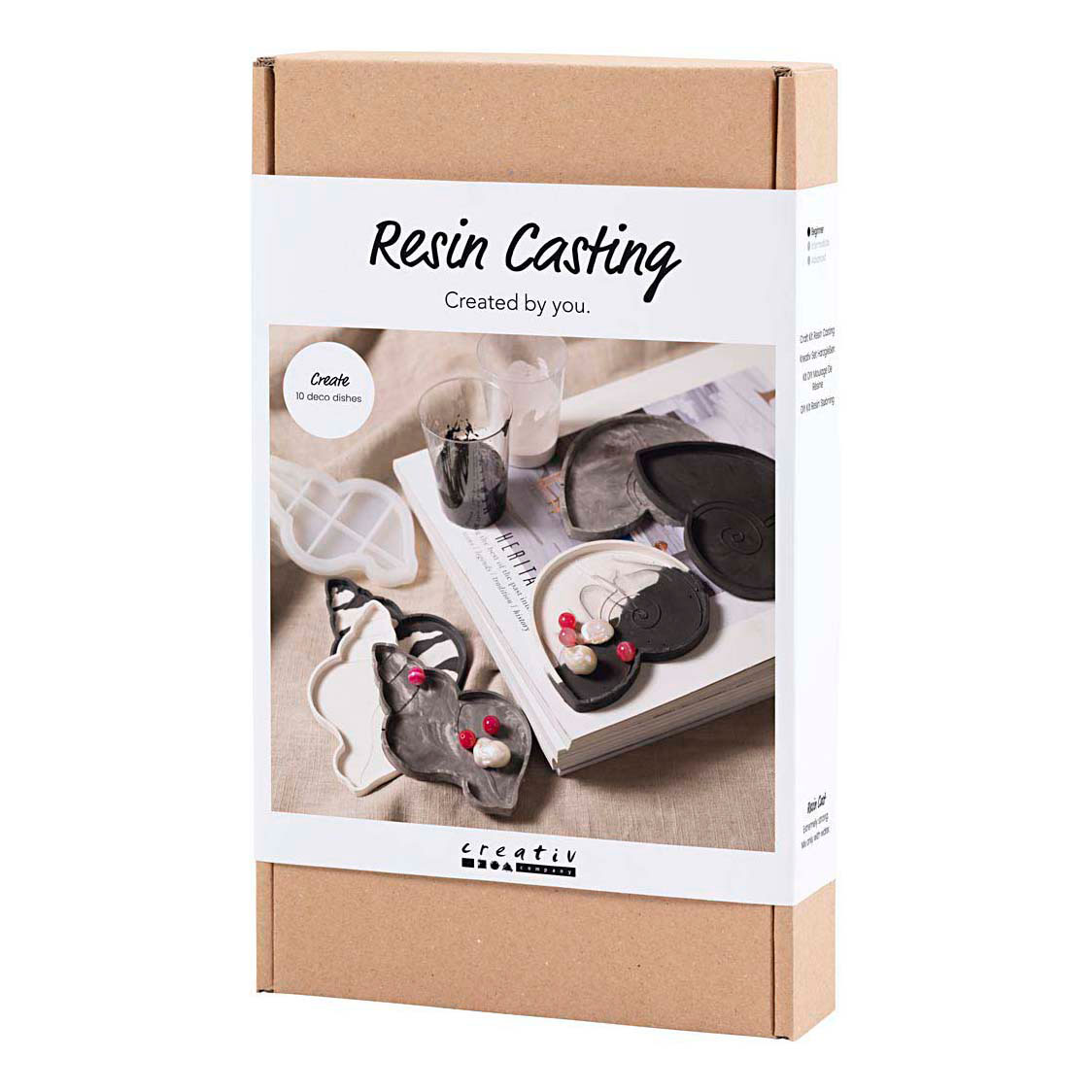 Hobbyset Hars Gieten Conchschelp Zwart en Wit Hobbyset Hars Gieten Conchschelp Zwart en Wit