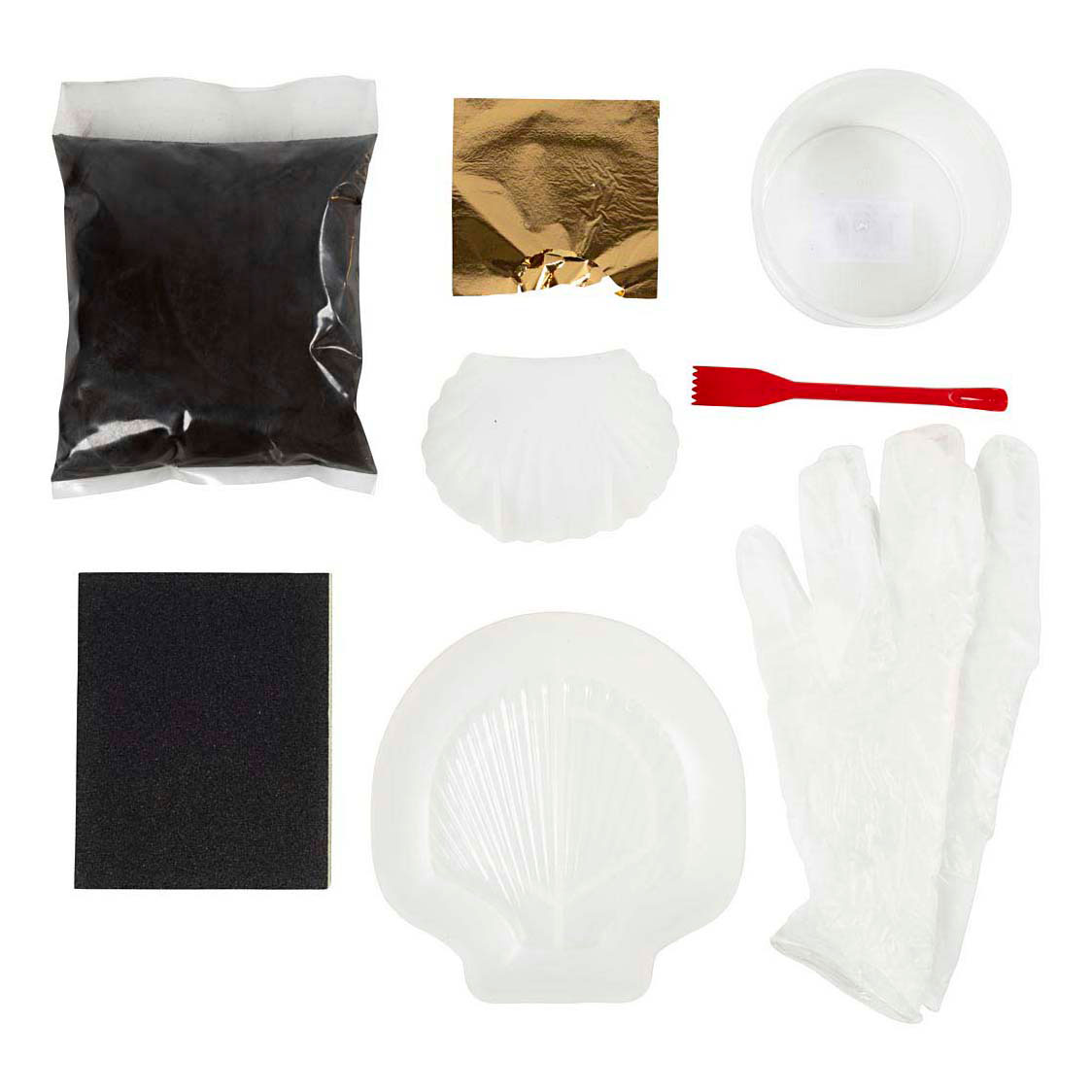 Hobbyset Hars Gieten Mossel Zwart Goud Hobbyset Hars Gieten Mossel Zwart Goud