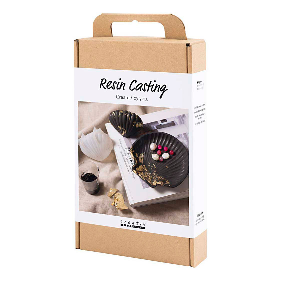 Hobbyset Hars Gieten Mossel Zwart Goud Hobbyset Hars Gieten Mossel Zwart Goud