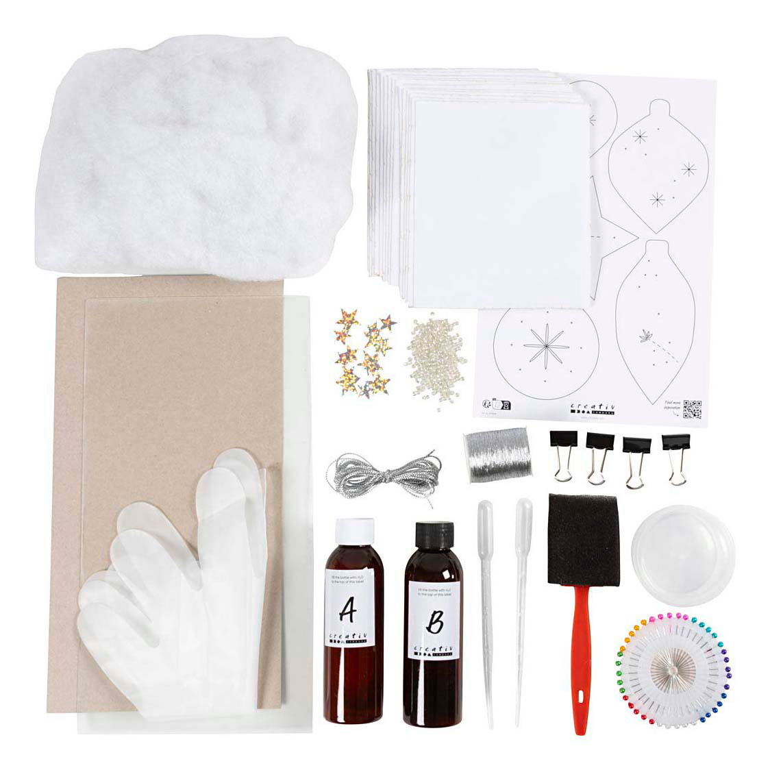 Hobbyset Cyanotypie Kerstdecoraties met Cyanotypie Blauw Hobbyset Cyanotypie Kerstdecoraties met Cyanotypie Blauw