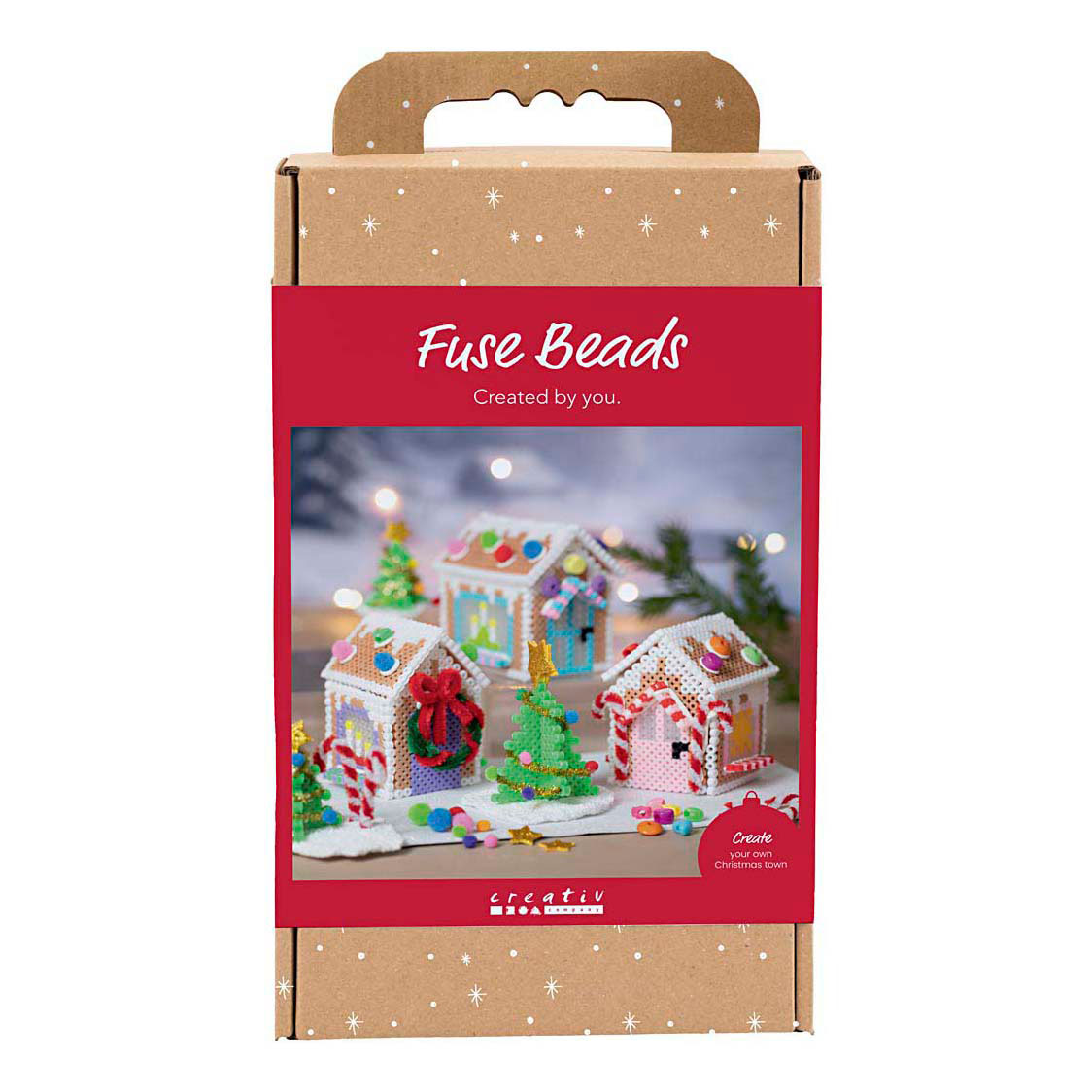 Hobbyset Strijkkralen Kersthuisje