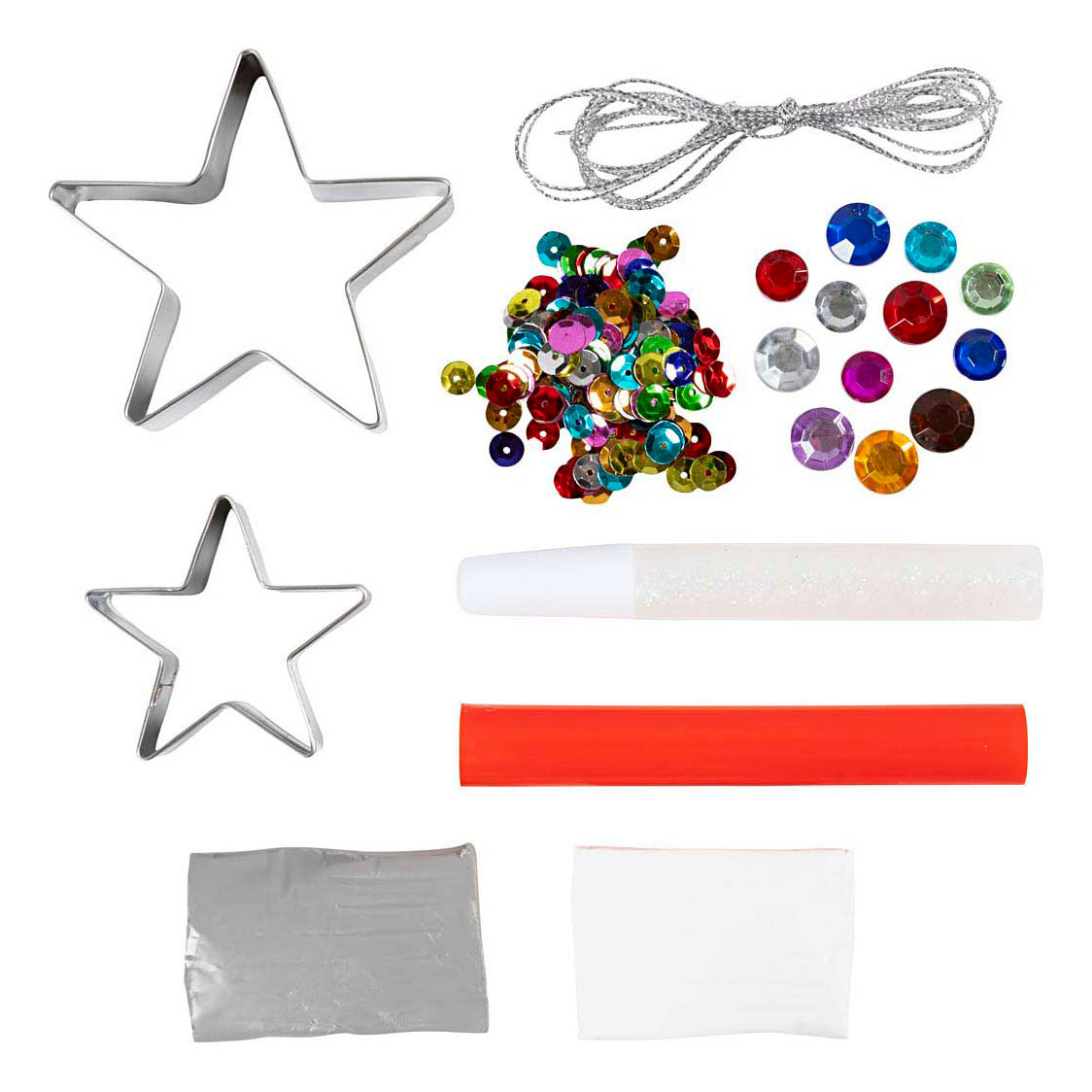 Mini Hobby Set Modélisme Étoiles Argent Blanc
