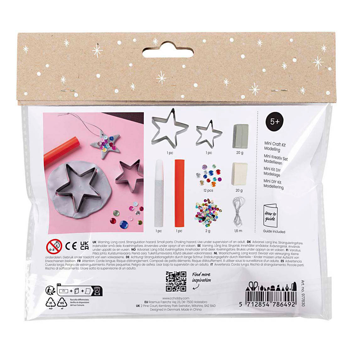 Mini Hobby Set Modélisme Étoiles Argent Blanc