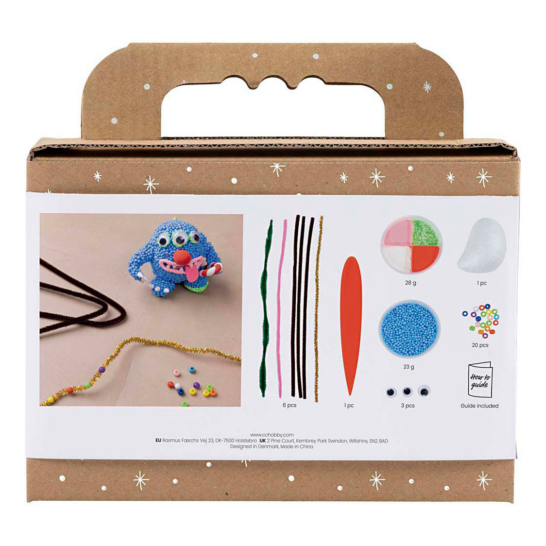 Mini kit de loisirs créatifs : modélisme, renne et monstre