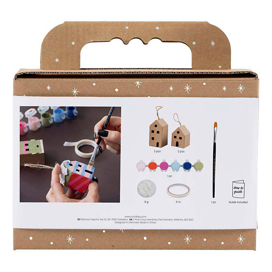Mini Hobby Set Décoration Maisons Colorées