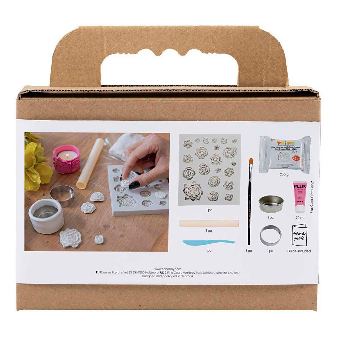 Mini kit de modélisme pour photophores roses
