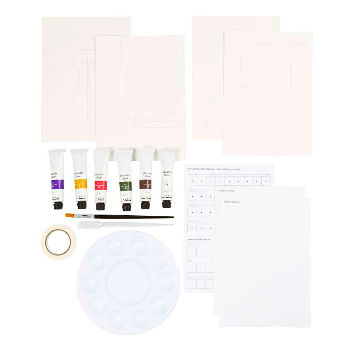 Hobbyset Gouache Schilderijen Hobbyset Gouache Schilderijen