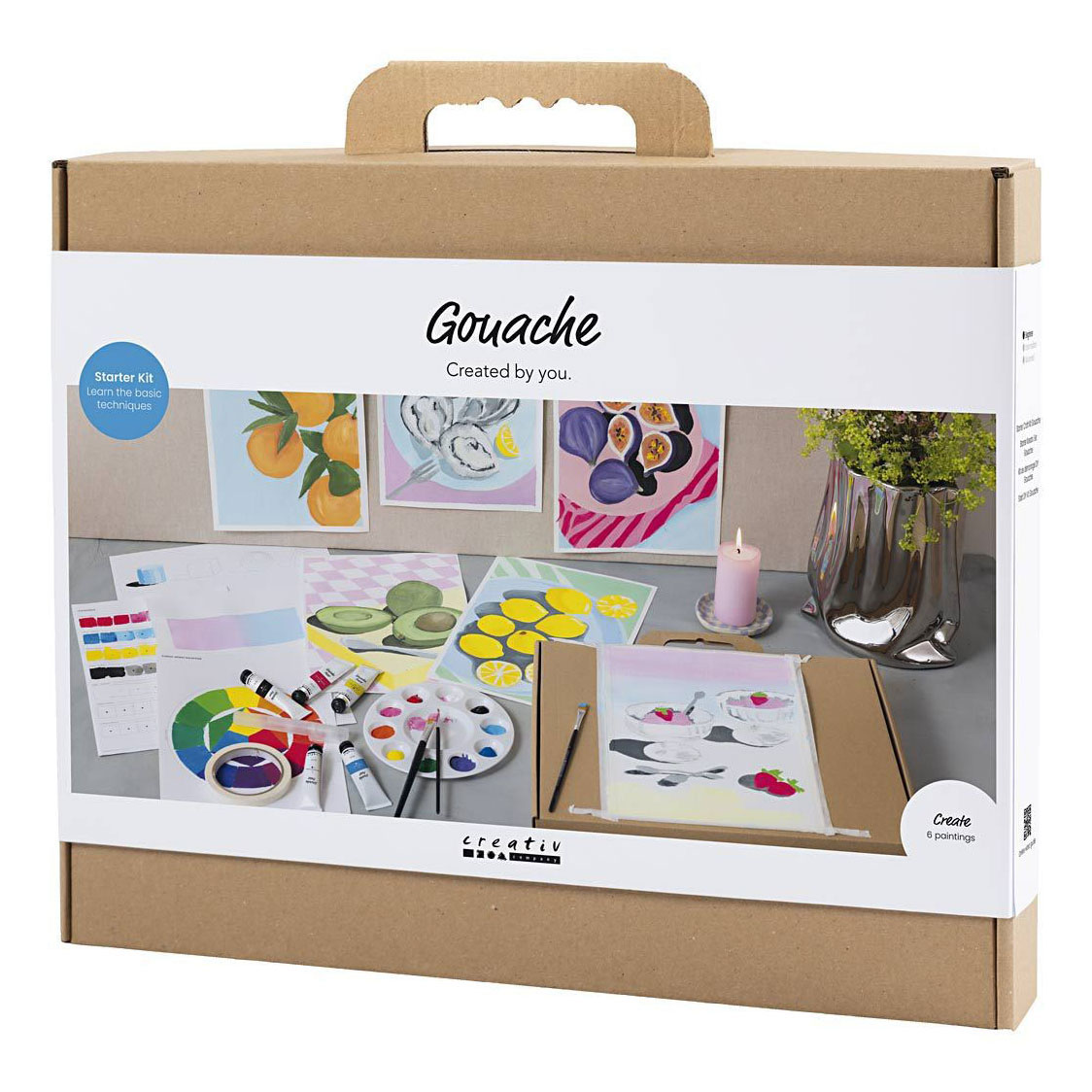 Kit de loisirs créatifs pour débutants - Peintures à la gouache