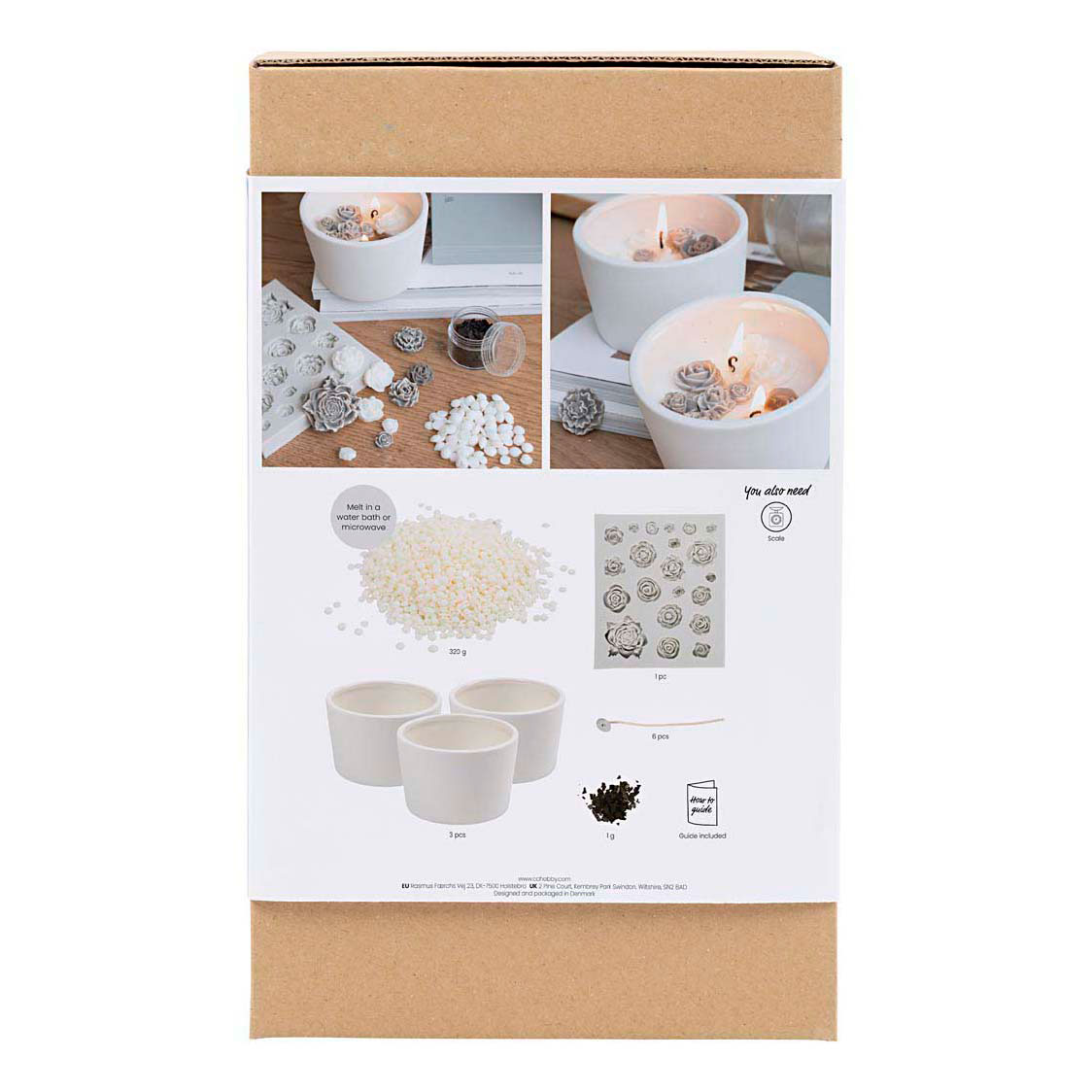 Kit de loisirs pour la fabrication de bougies