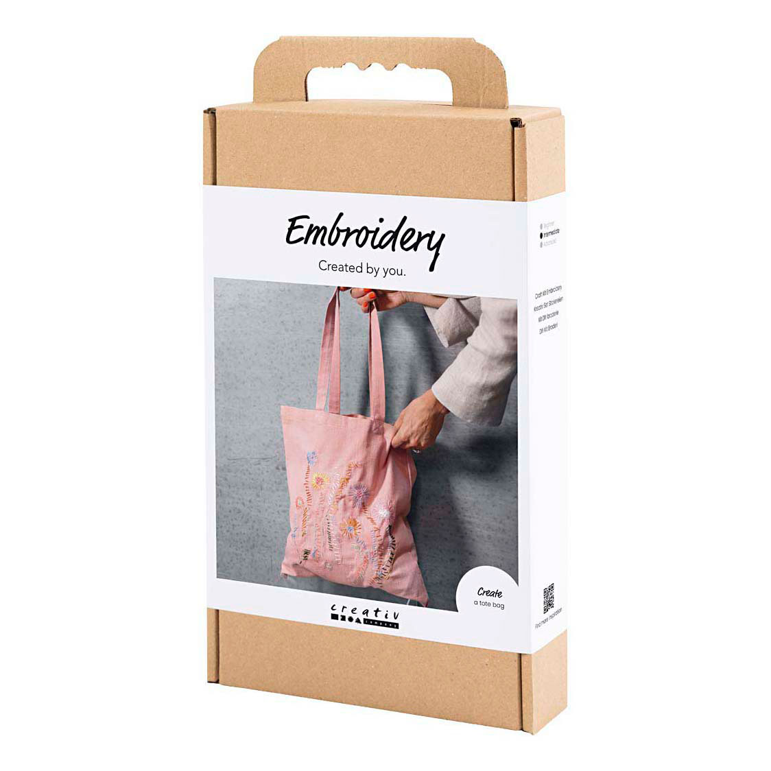 Hobbyset Borduurwerk Draagtas Lichtroze Hobbyset Borduurwerk Draagtas Lichtroze