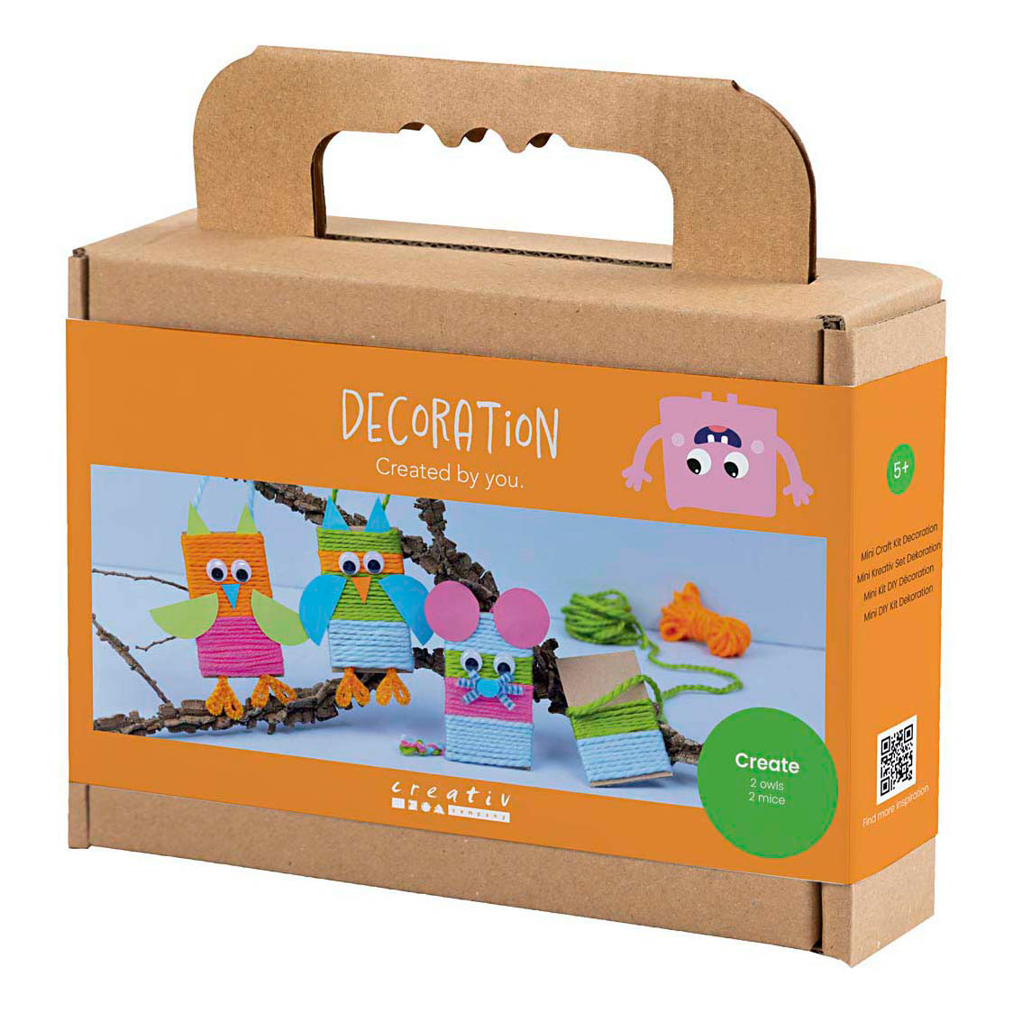 Mini Hobbyset Decoratie Muizen en Uilen