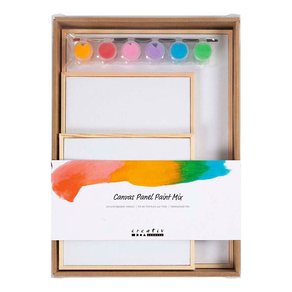 Set Canvas Panelen Kleurrijk